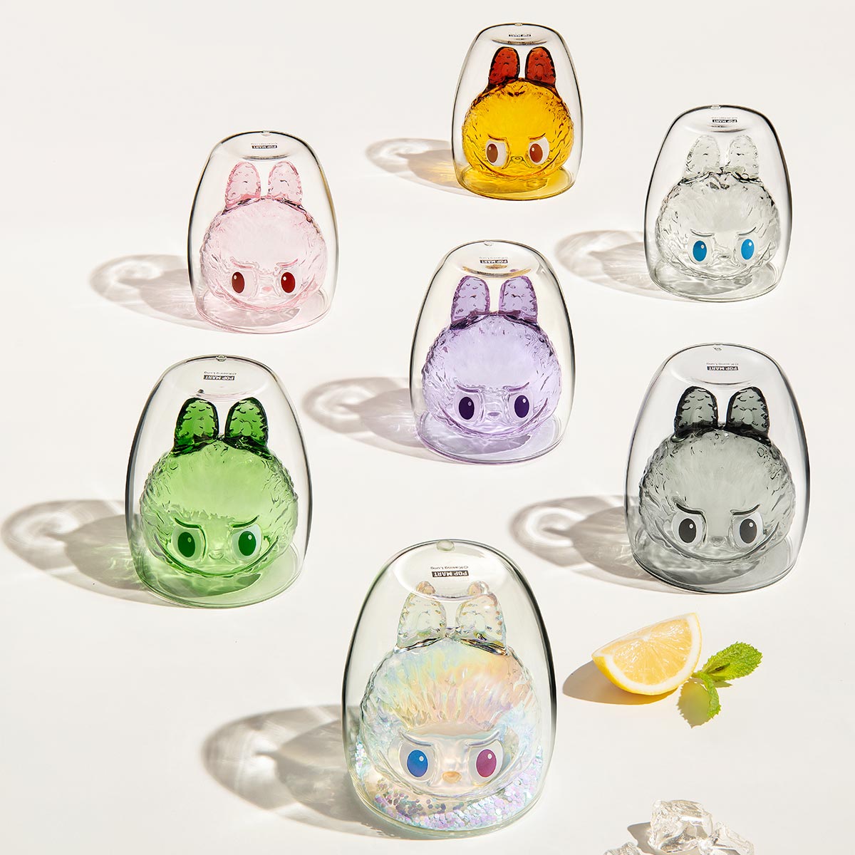 Bubble Mart THE MONSTERS double glass blind box labubu cup Labubu cup gift
