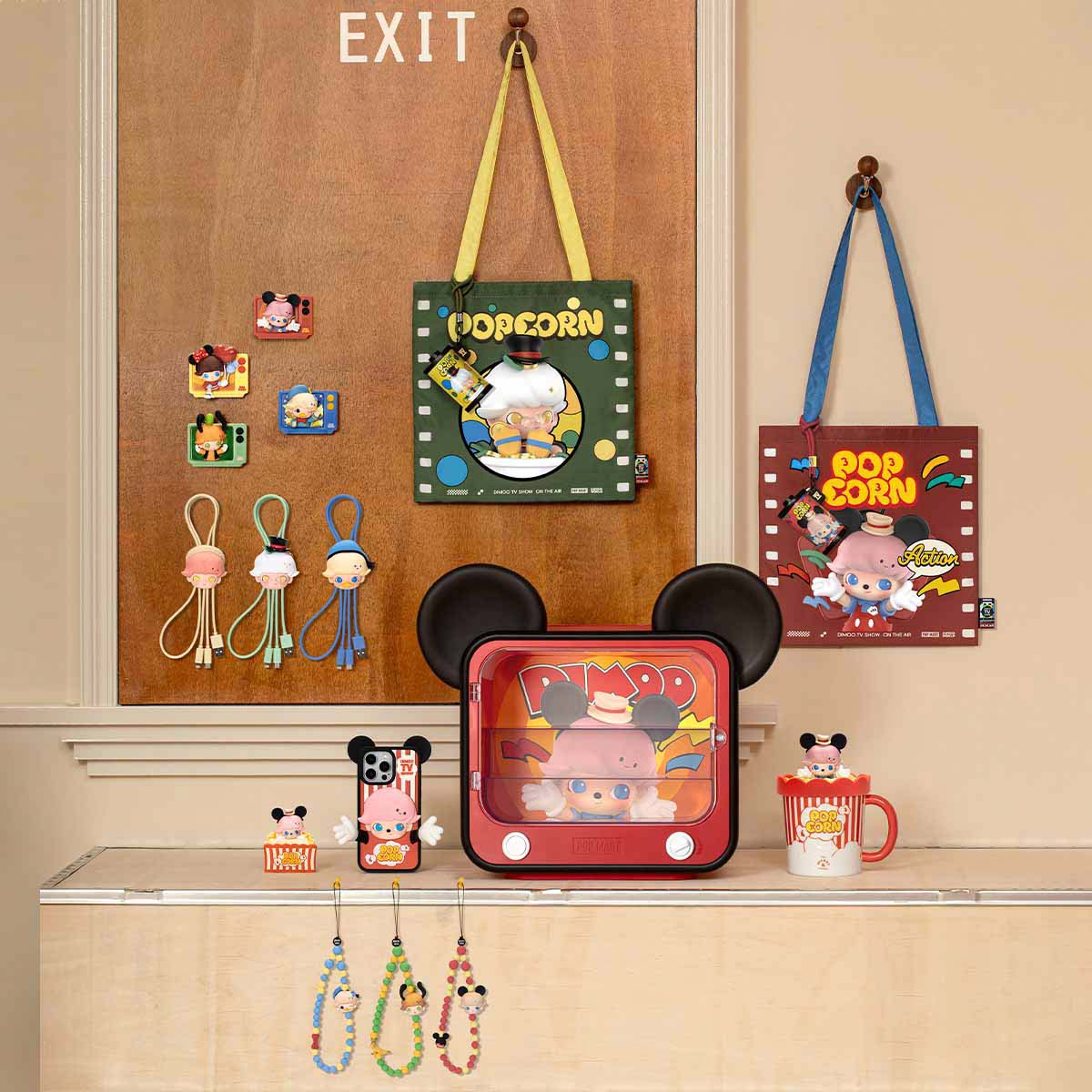 DIMOO WORLD × DISNEY Series-TV Set Luminous Display Container