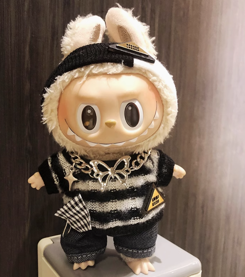 #3Labubu Fashion Capsule Collection - 15 Outfitable Doll Set (Mix & Match Styles)