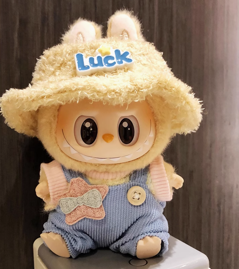 #5 labubu2 Clothing Sit-down party Macaron Laboub vinyl doll replacement clothing blind box pendant accessories