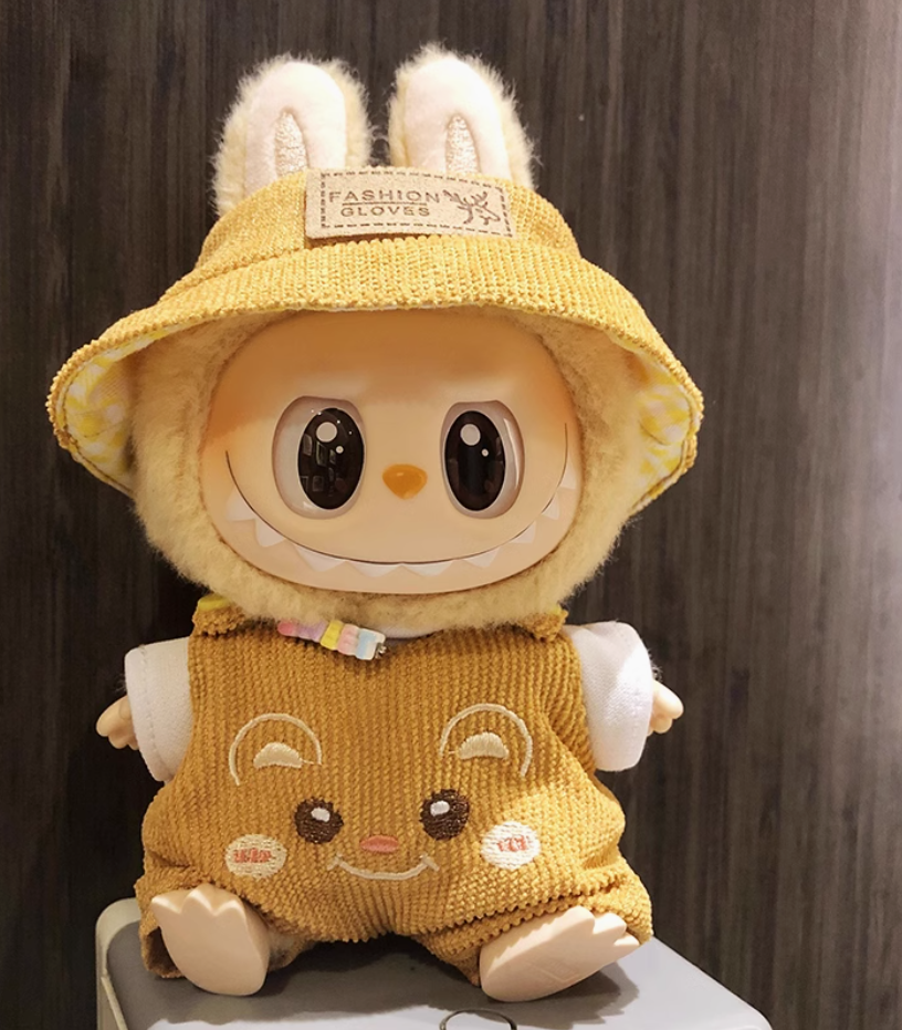 #5 labubu2 Clothing Sit-down party Macaron Laboub vinyl doll replacement clothing blind box pendant accessories