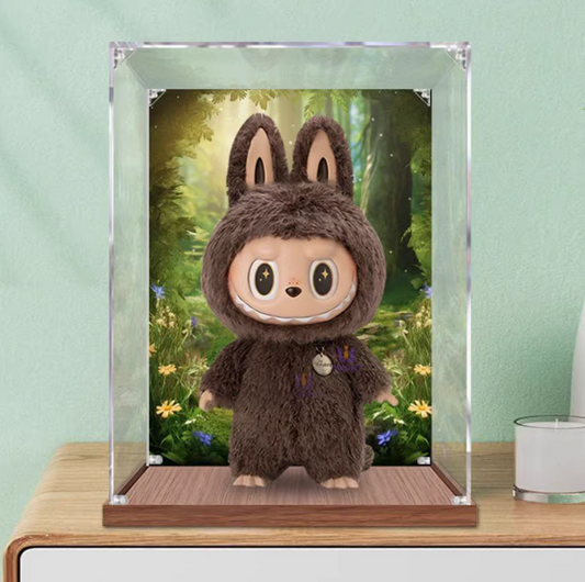 Acrylic display box suitable for bubble Mat labubu Yin sunny archangel Zimomo big head figure dust