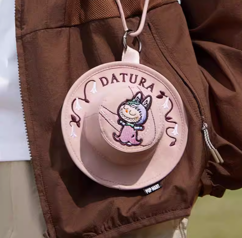 POPMART Mart LABUBU Spring Wild Home series Blind box Fisherman hat satchel bag