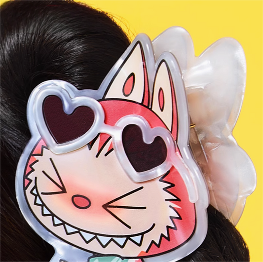 POPMART Bubble Marte THE MONSTERS Drunken love at the seaside collection hairpin around LABUBU