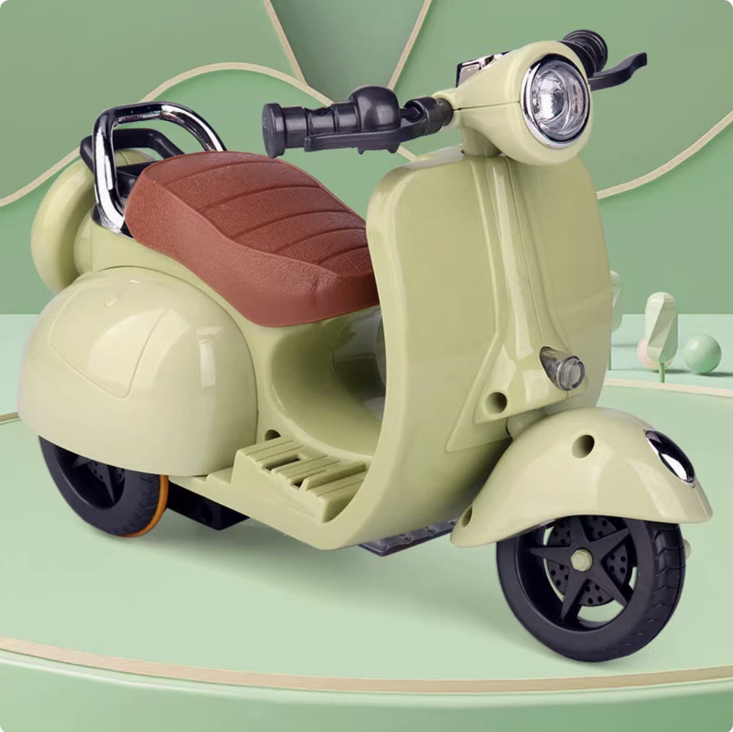 Mini electric vehicle toy stunt car toy car cotton doll labubu toy motorcycle