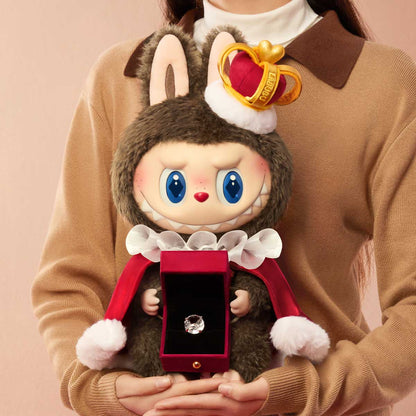 Labubu Royal Crown Edition - Popmart Exclusive Collectible Figure (10" Fluffy Plush)