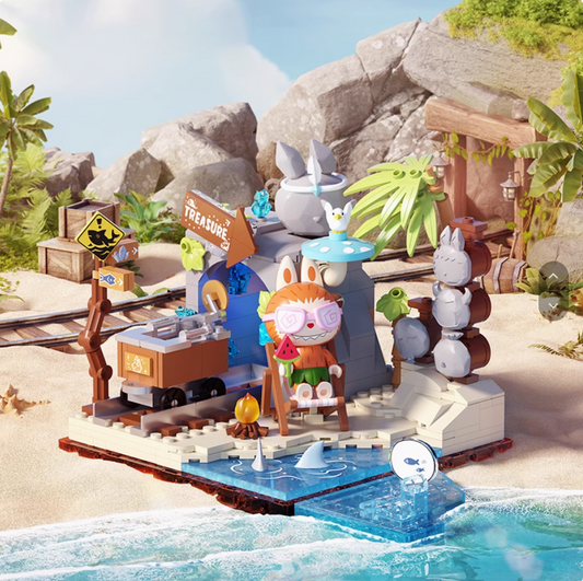 THE MONSTERS Forest Secret Base Building Blocks Set - Second Phase LABUBU Gift