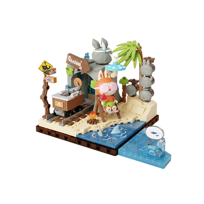 THE MONSTERS Forest Secret Base Building Blocks Set - Second Phase LABUBU Gift