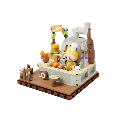 THE MONSTERS Forest Secret Base Building Blocks Set - Second Phase LABUBU Gift
