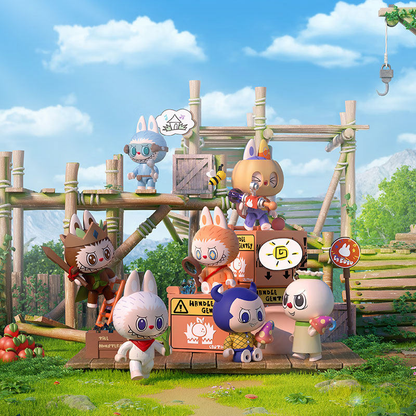 LABUBU THE MONSTERS Forest Secret Base Building Blocks Gift from Pop Mart Toys