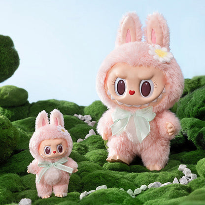 Labubu Mokoko Sweetheart Series - Fluffy Bunny Archer Figure (Glow-in-the-Dark Edition)
