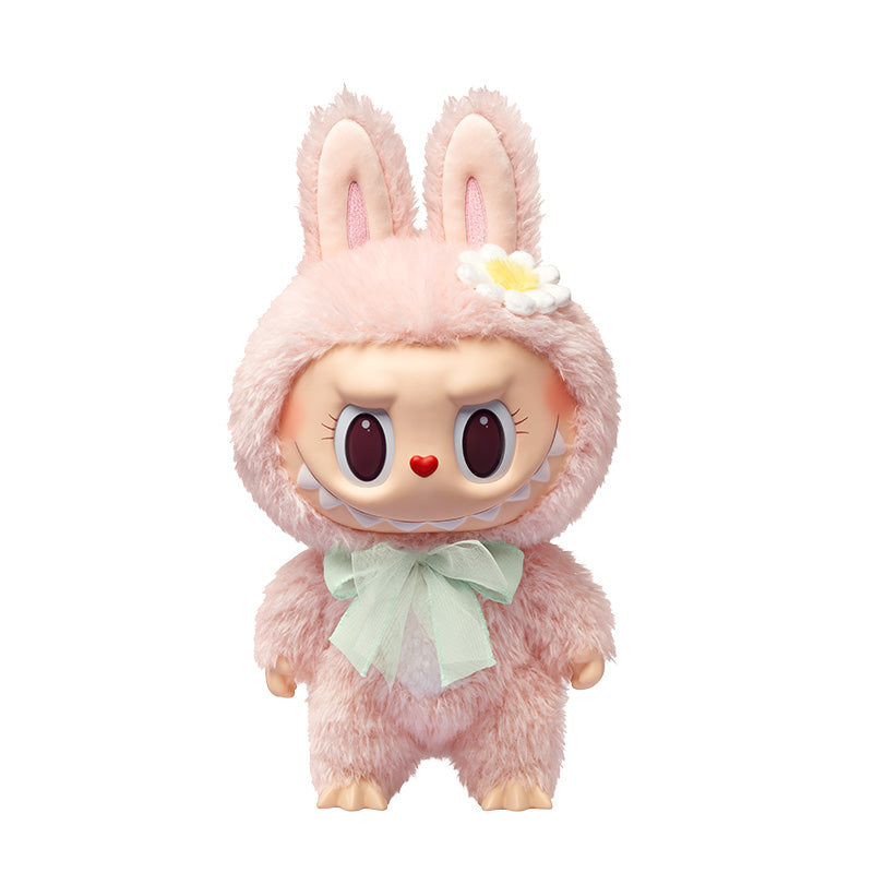 Labubu Mokoko Sweetheart Series - Fluffy Bunny Archer Figure (Glow-in-the-Dark Edition)