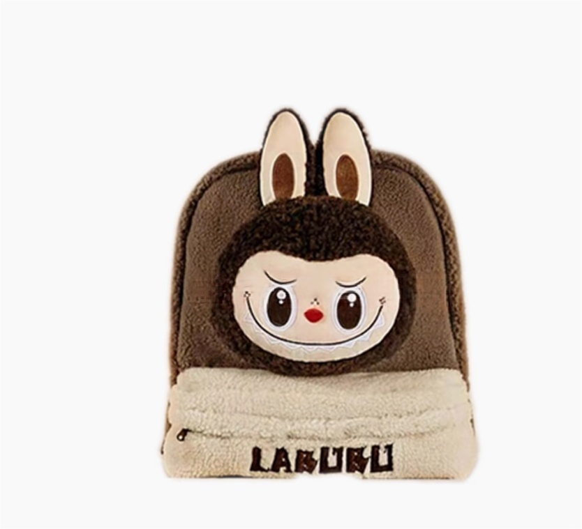 POPMART Foam Marte LABUBUB Christmas Gloves Shoulder plush Flip Tote figure crossbody bag around