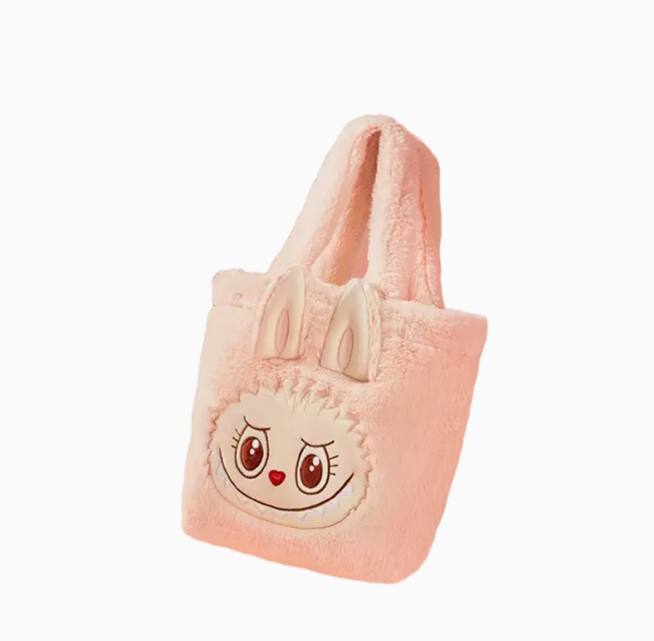 POPMART Foam Marte LABUBUB Christmas Gloves Shoulder plush Flip Tote figure crossbody bag around