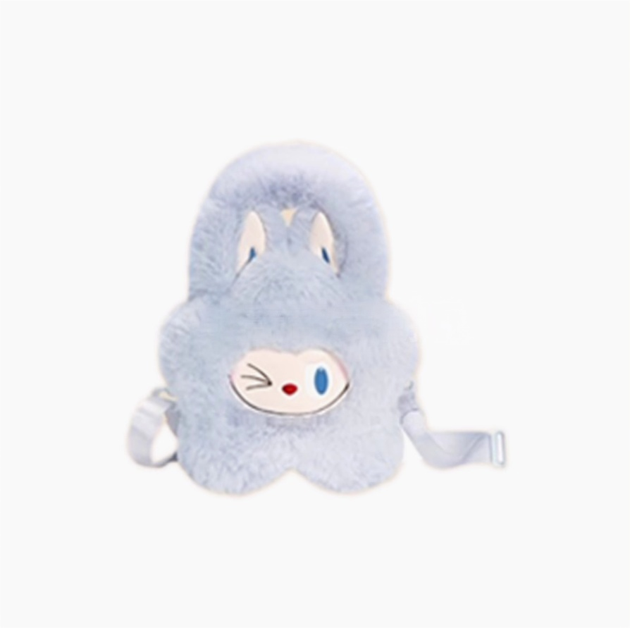 POPMART Foam Marte LABUBUB Christmas Gloves Shoulder plush Flip Tote figure crossbody bag around