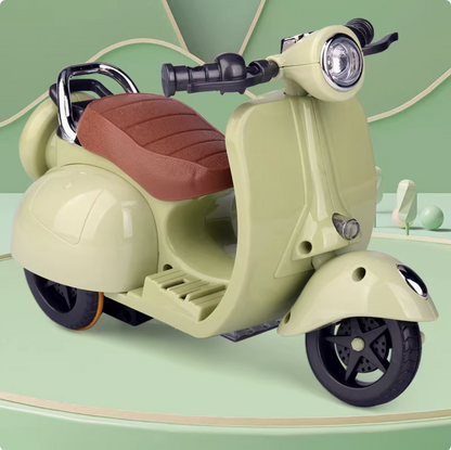 Mini electric vehicle toy stunt car toy car cotton doll labubu toy motorcycle